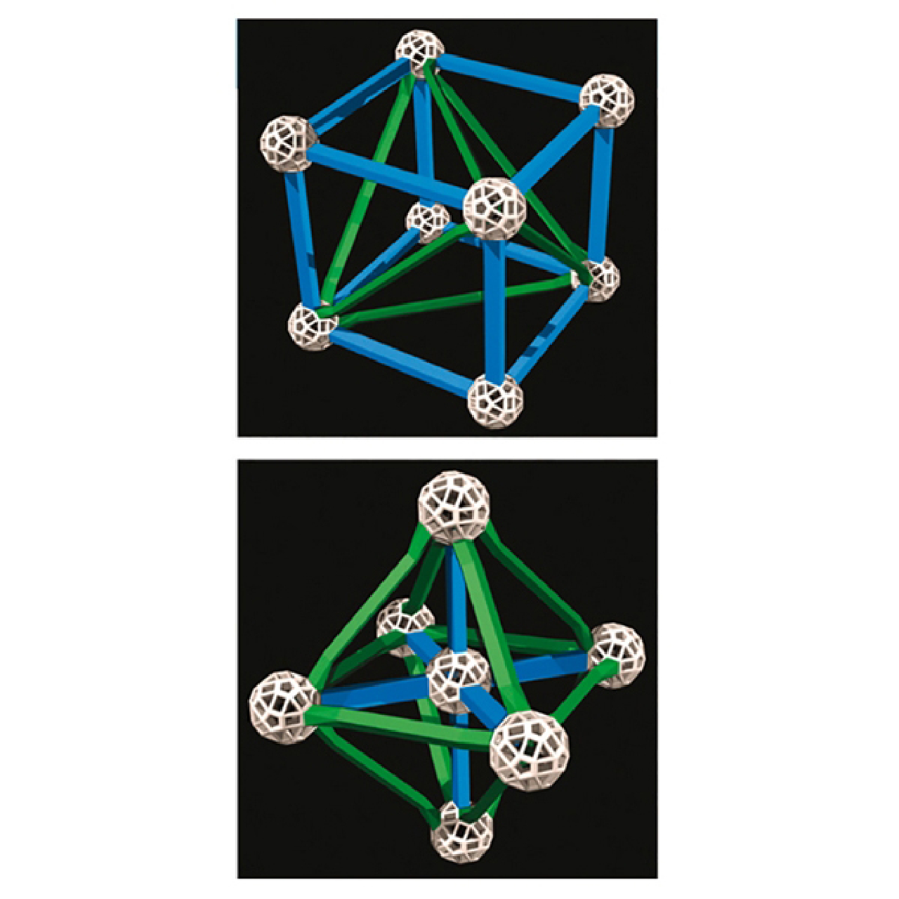 Tudományos modellező készlet - Zöld pálcák - Green Lines - 1