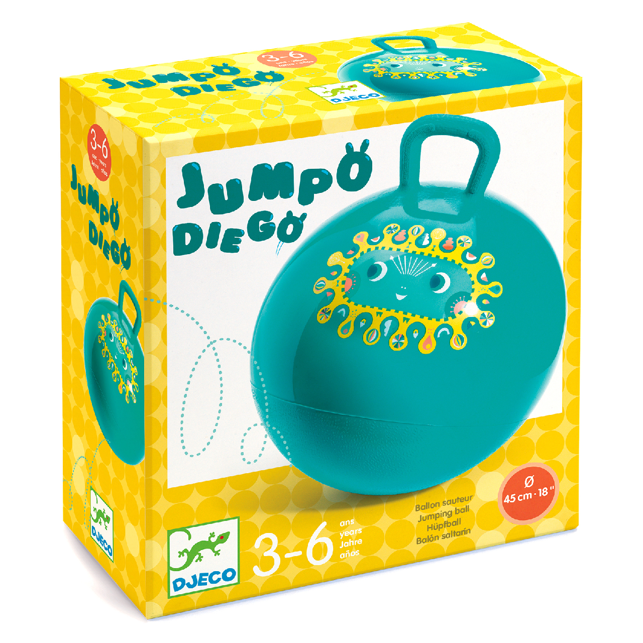 Ugrálólabda, ∅ 45 cm - Jumpo Diego - Jumpo Diego - 0