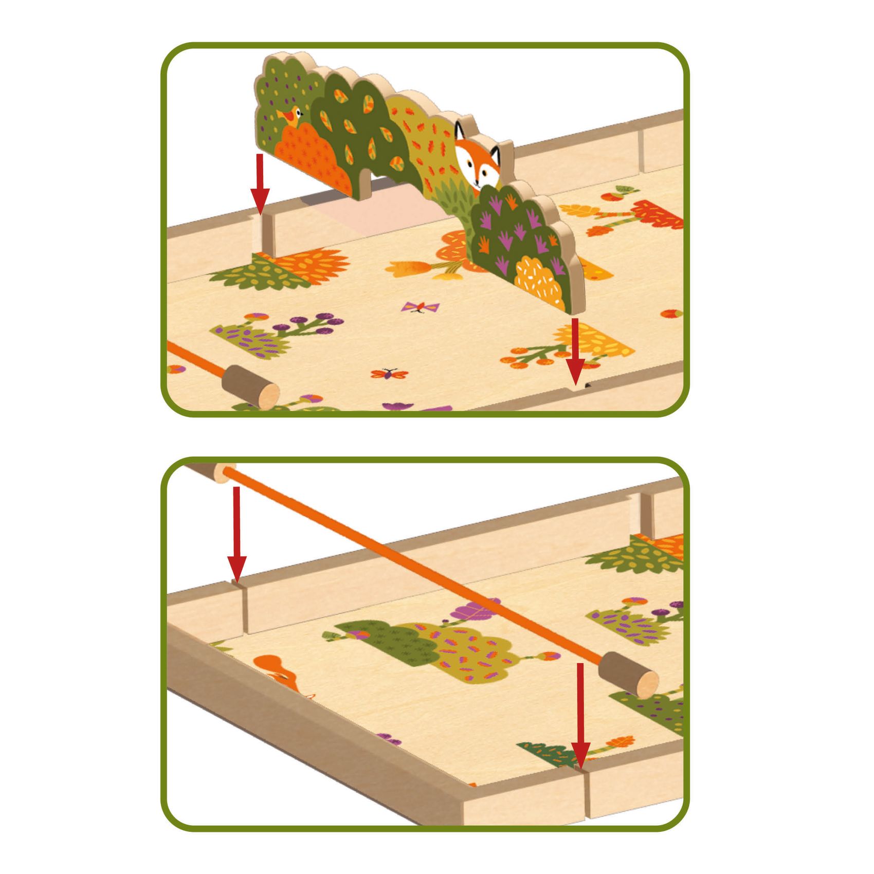 Ügyességi játék - 2 korongjáték - Pass Animo - 5