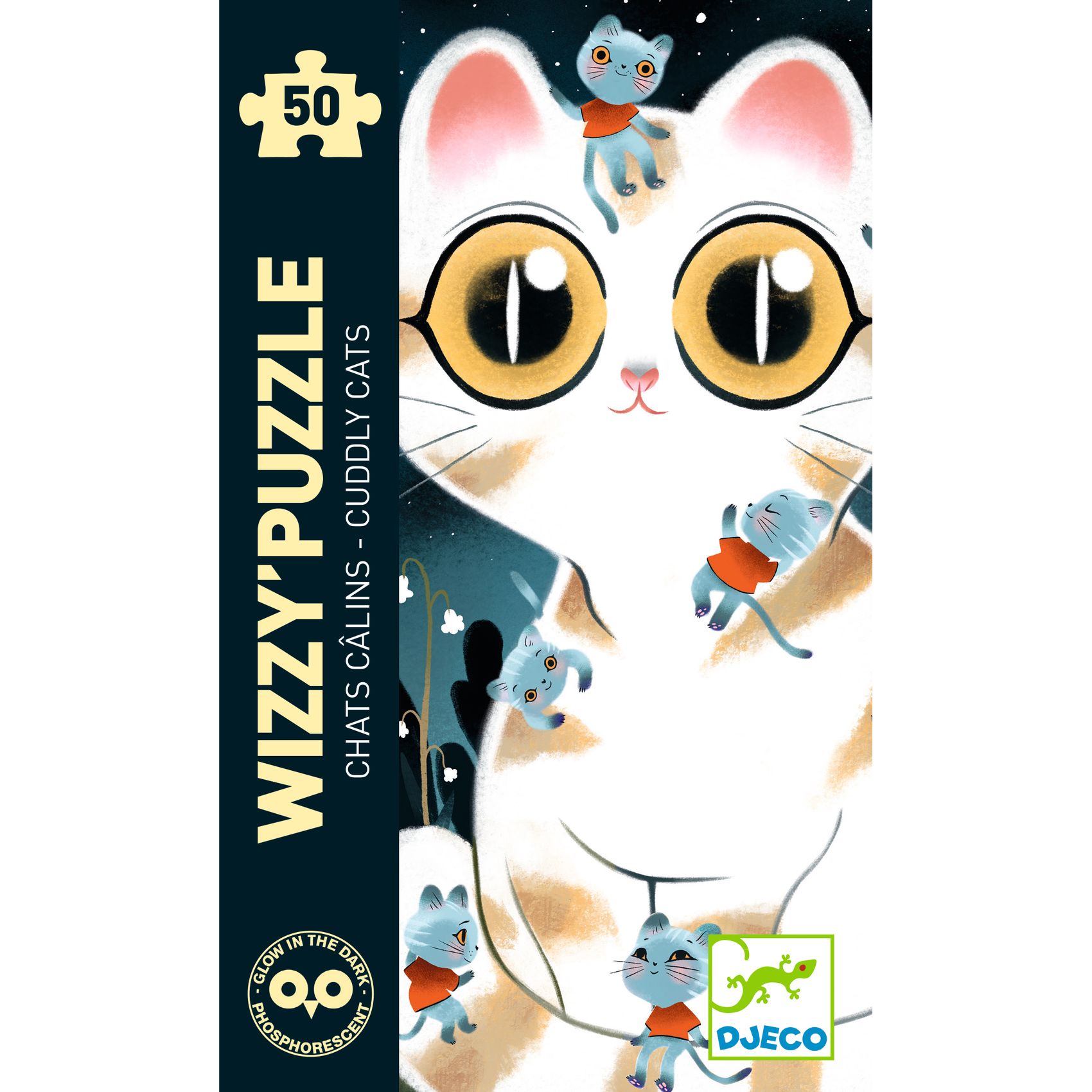 Varázs puzzle - Macskusz, 50 db-os - Cuddly cats - 4