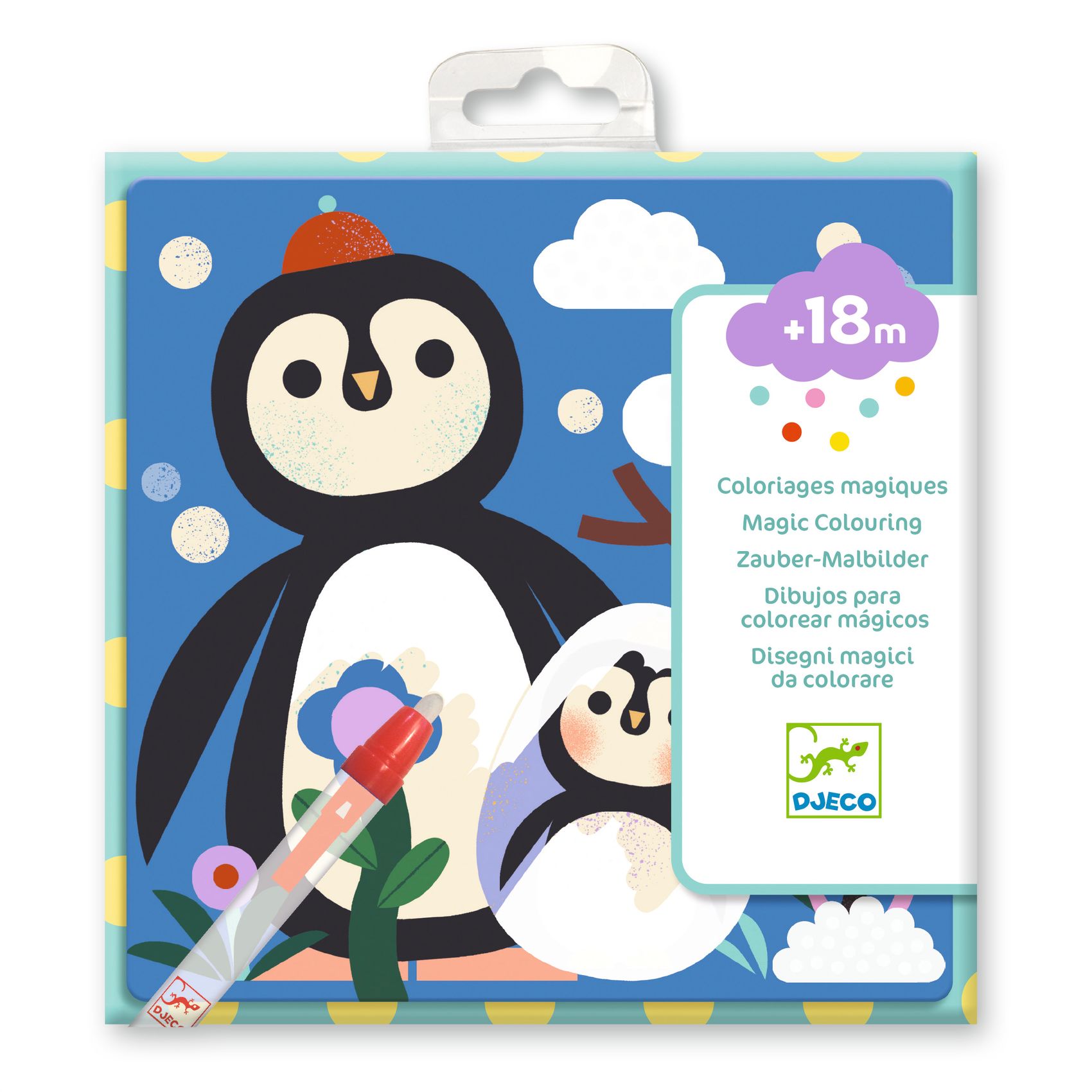 Vízzel színező készlet - Kukucs! Állatbébik a világ tájairól - Peekaboo! Baby animals around the world - 0